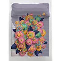 NATURALS Colcha bouti Flor Cama 90